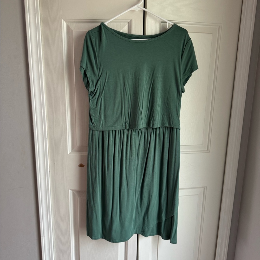 GAP Maternity Green Casual Midi Sundress